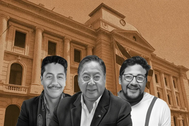 Arce con dos de sus hijos, imágenes en blanco y negro