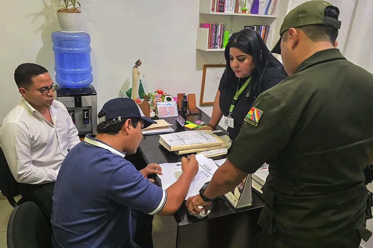 Detención Marcelo Arce Mosqueira.