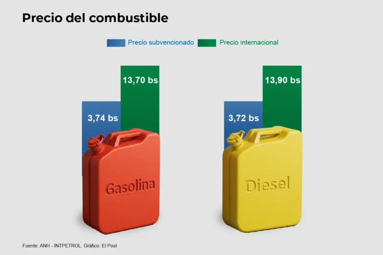 Precio del combustible sin subvención