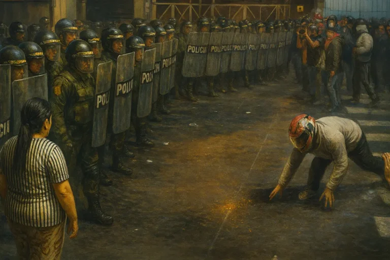 Disturbios en Perú.