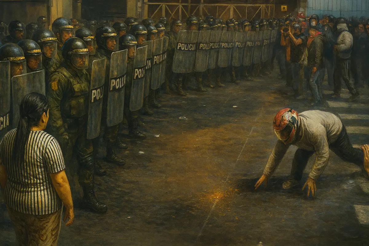 Disturbios en Perú.