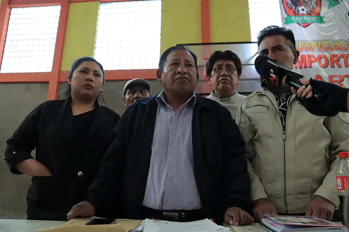 uan de Dios, representante de la Federación de Panificadores de El Alto.