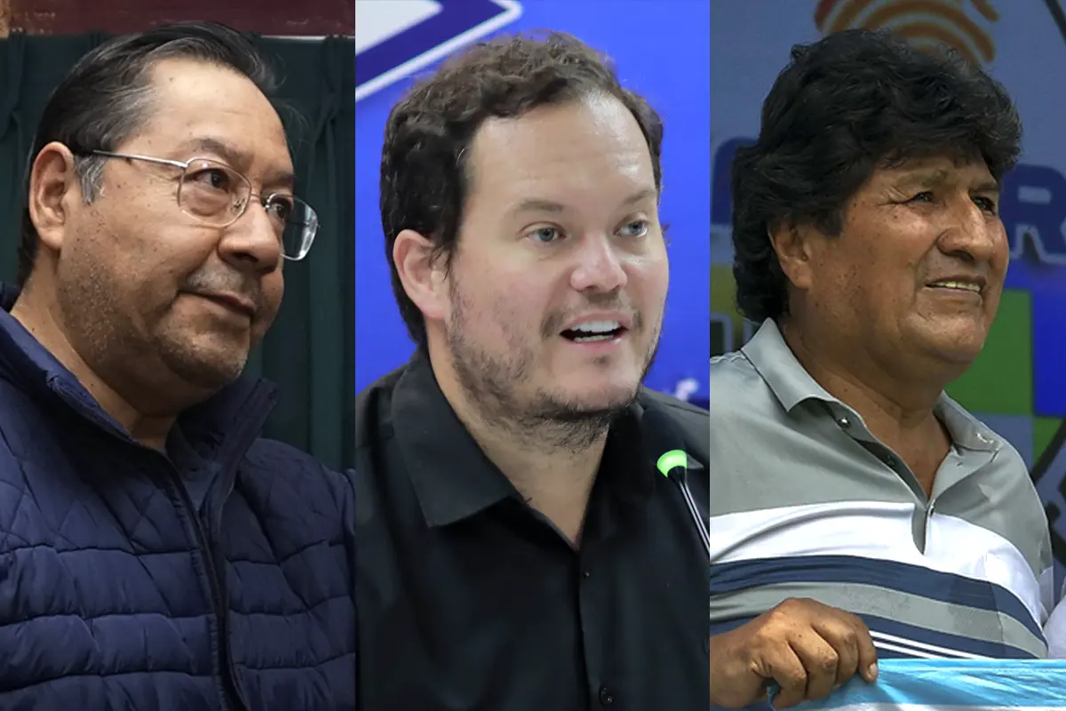 Luis Arce, Dorgathen y Evo Morales