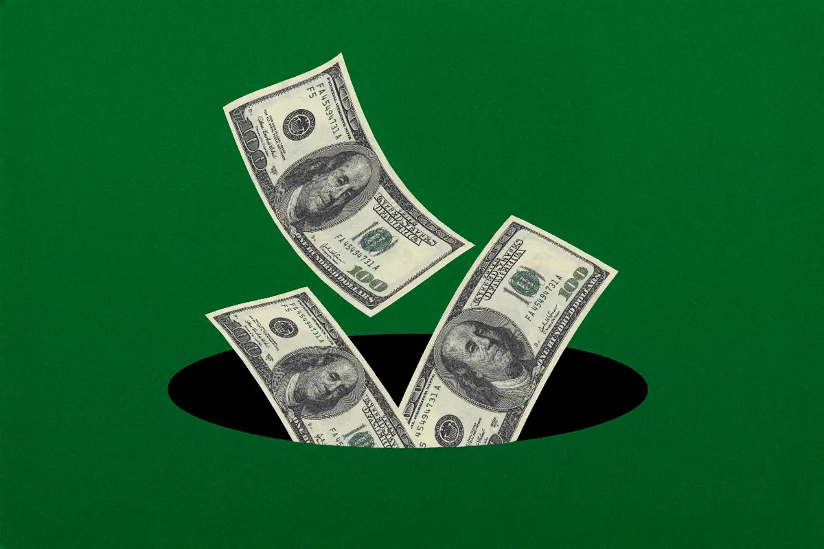 Desaparición de dólares