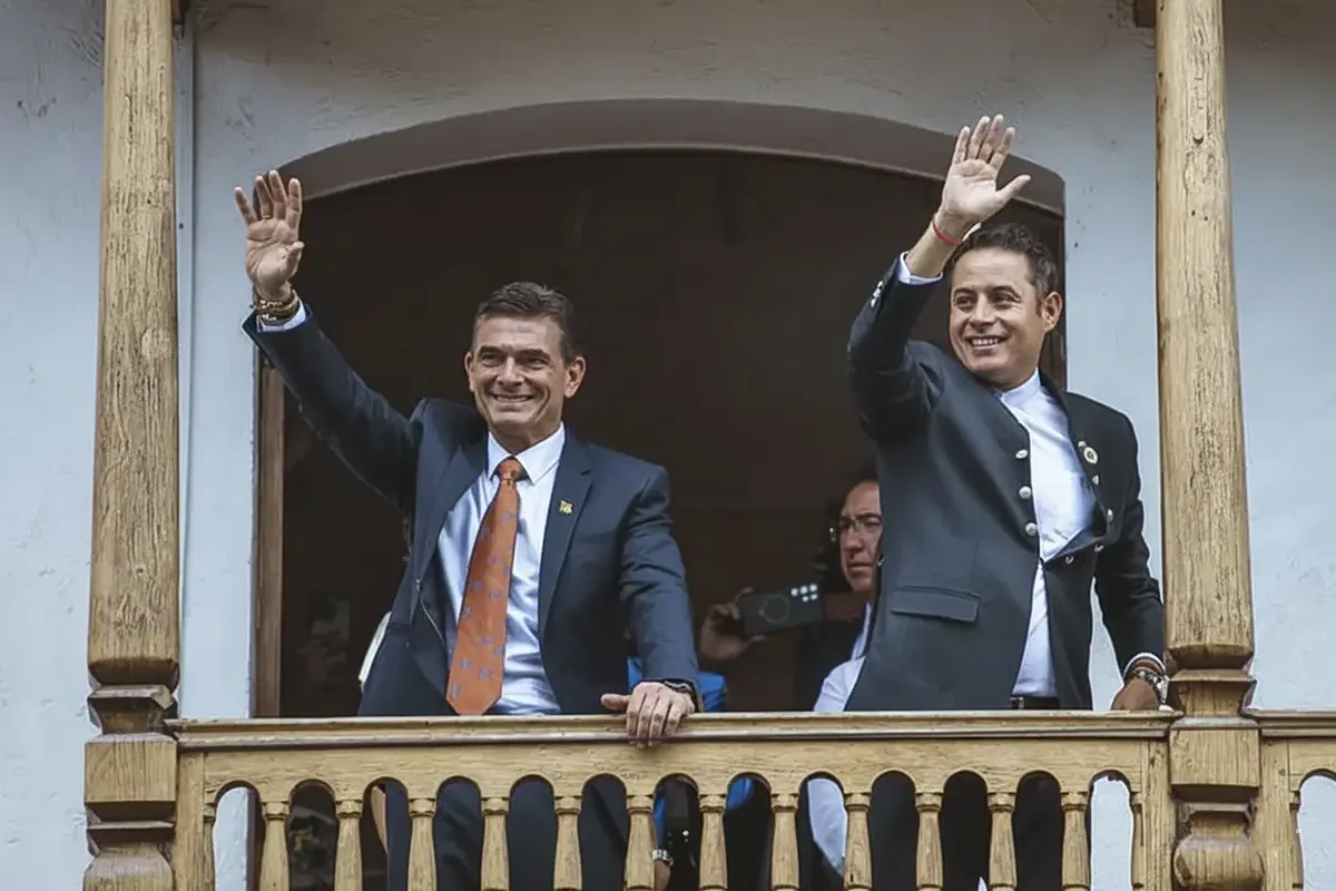 Rodrigo Paz y Edman Lara