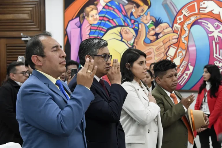 Barrientos, Santamaría, Linares y Flores, nuevos viceministros de la Presidencia