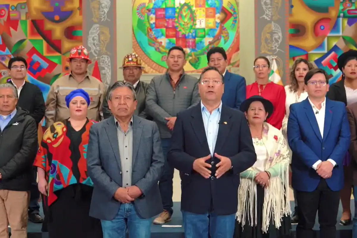 Mensaje presidencial Luis Arce