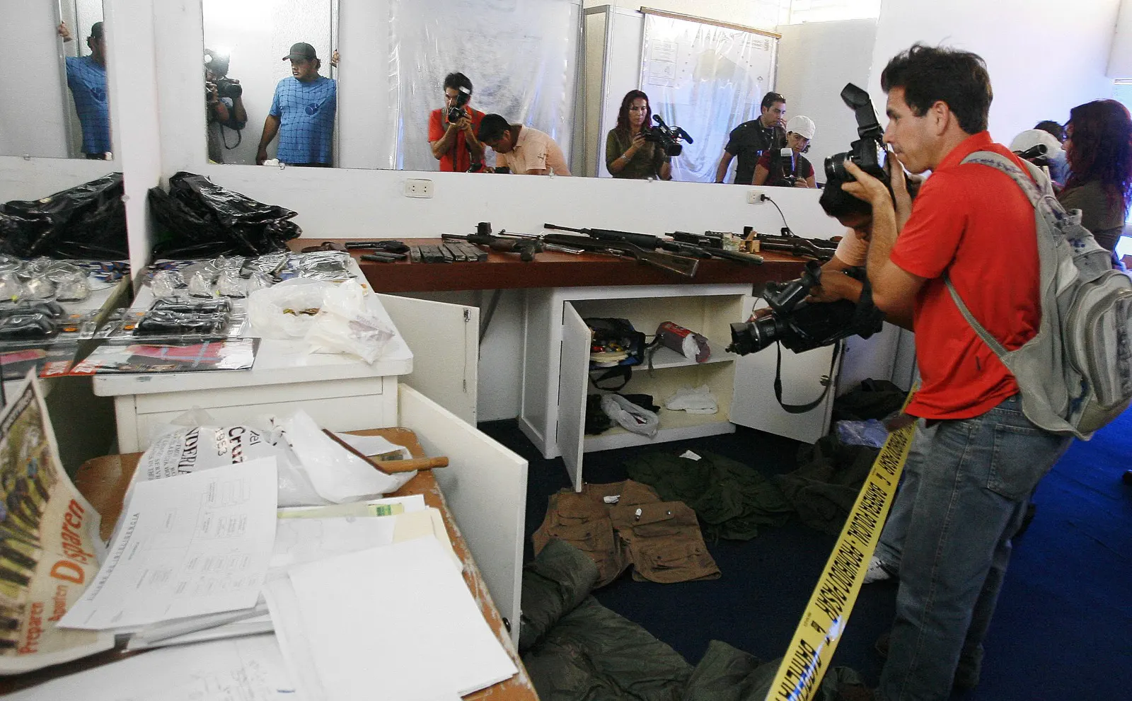 Conferencia de prensa. Caso terrorismo