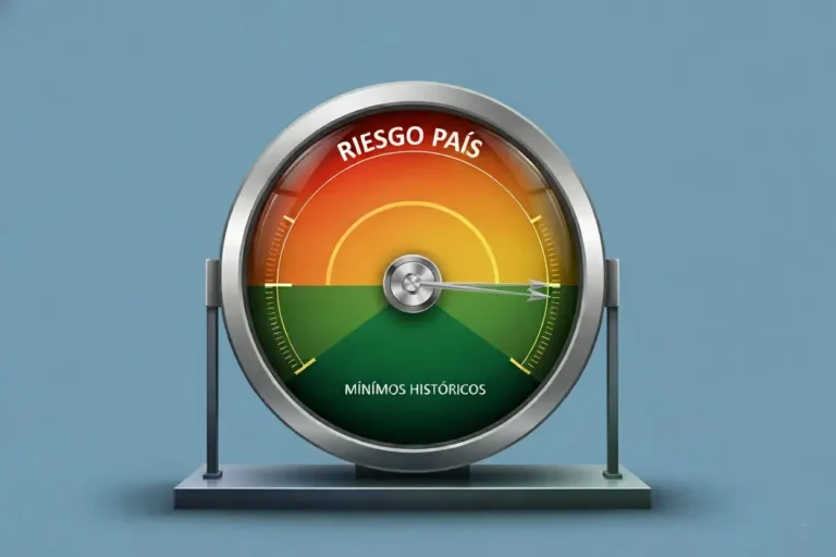 A horas de la posesión, el riesgo país cae a 1.039, el más bajo de 2025