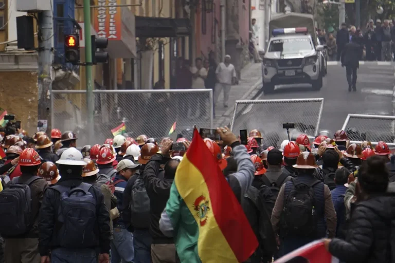 Protesta mineros