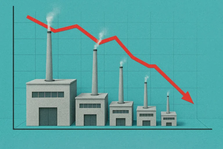 Sector industrial concluye el año con decrecimiento y cierre de empresas