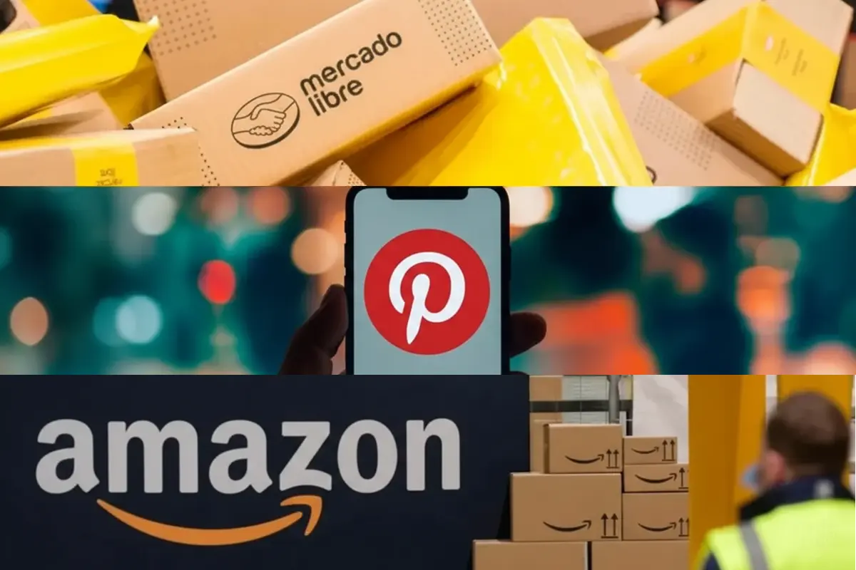 Mercado Libre, Pinterest y Amazon