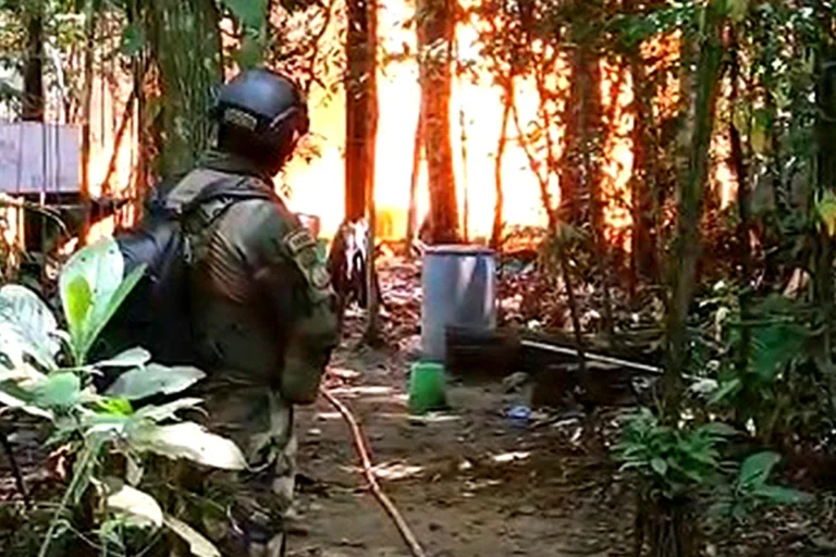 Desmantelación fábrica de pasta base