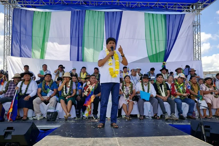 evo morales en chimore