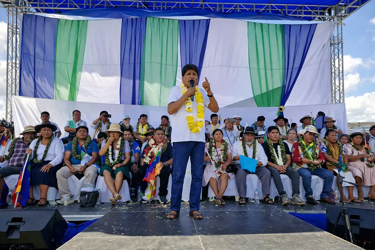 evo morales en chimore