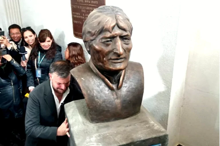 Busto de Evo: culto al líder y varias infracciones impunes