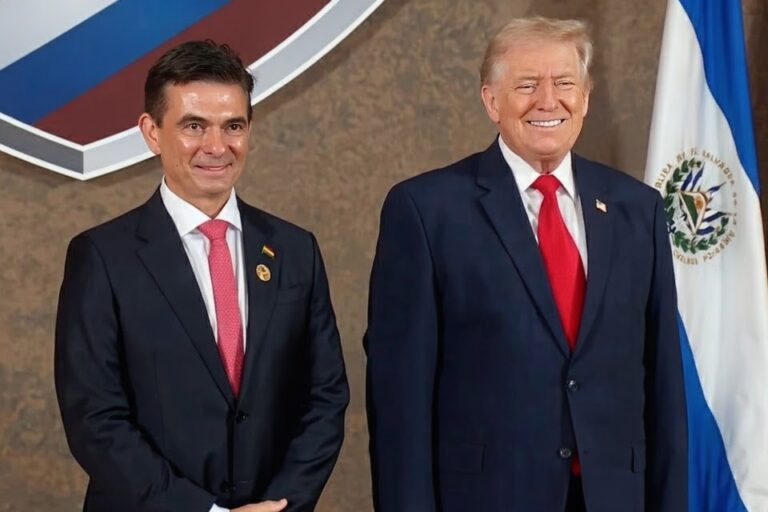 Rodrigo Paz y Donald Trump