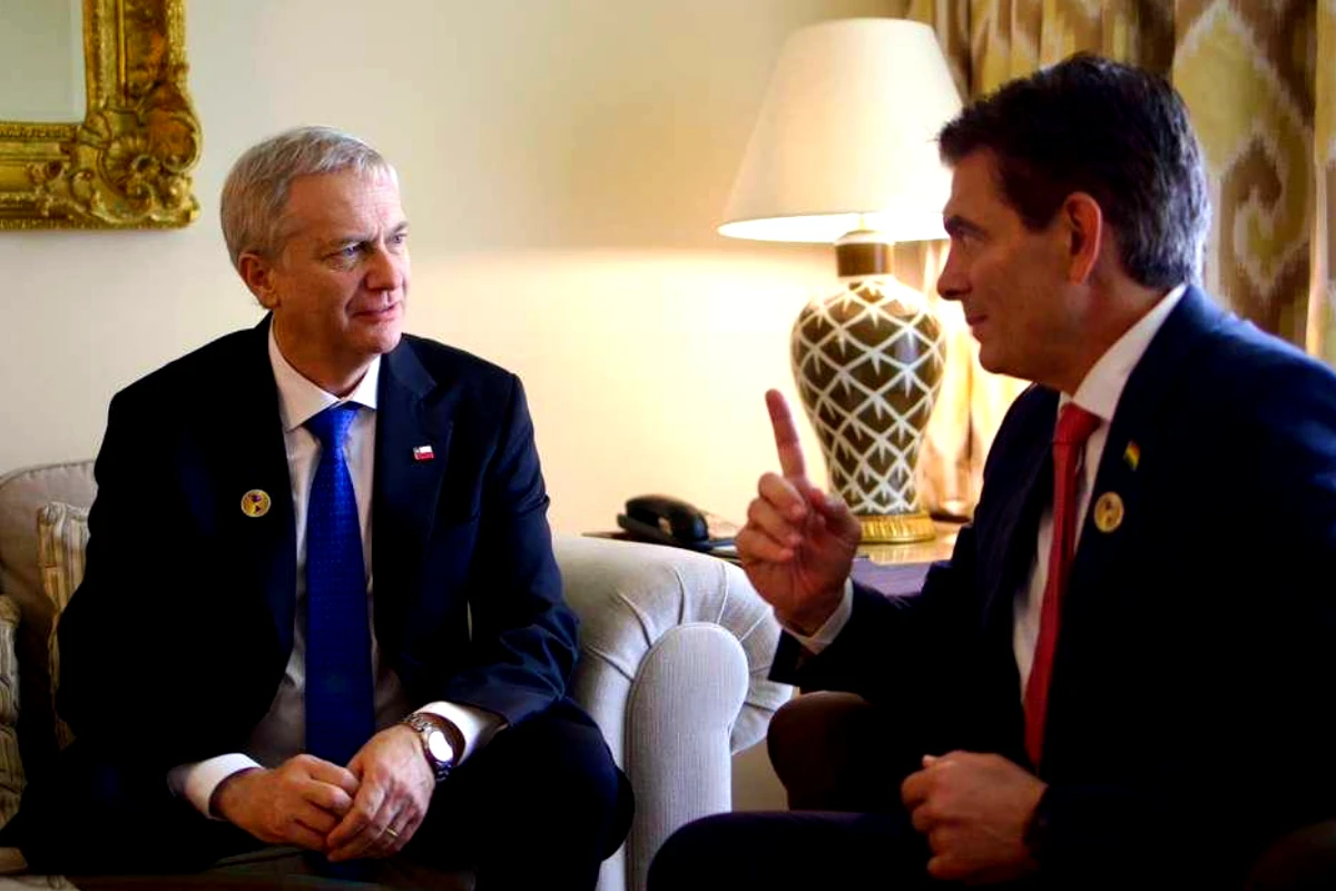 Los presidentes Kast y Paz.