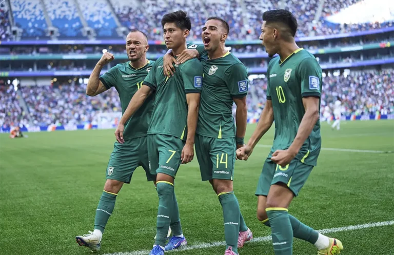 Festejo Bolivia vs Surinam