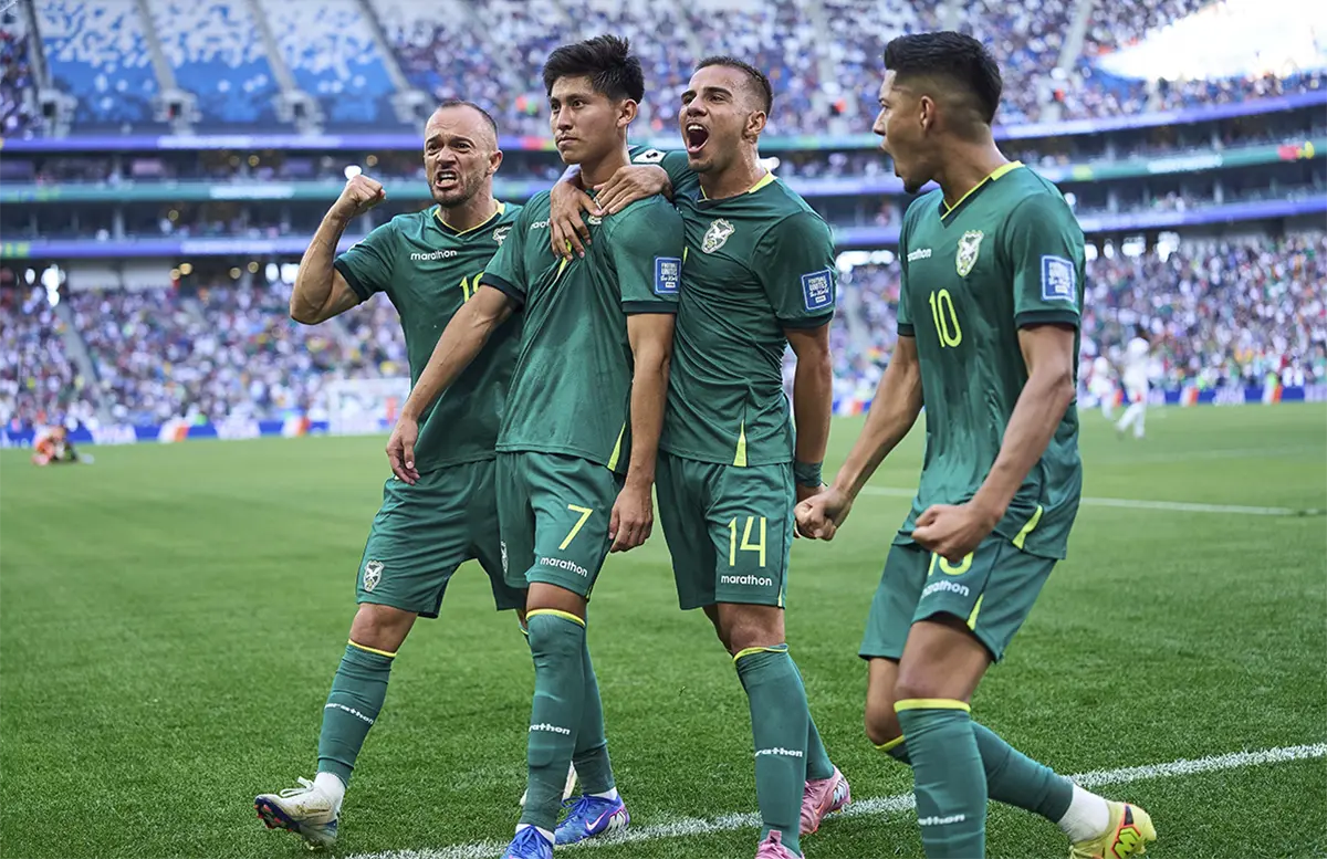 Festejo Bolivia vs Surinam