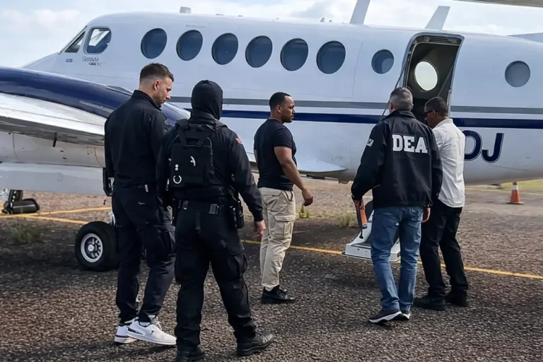 Marset y miembros de la DEA