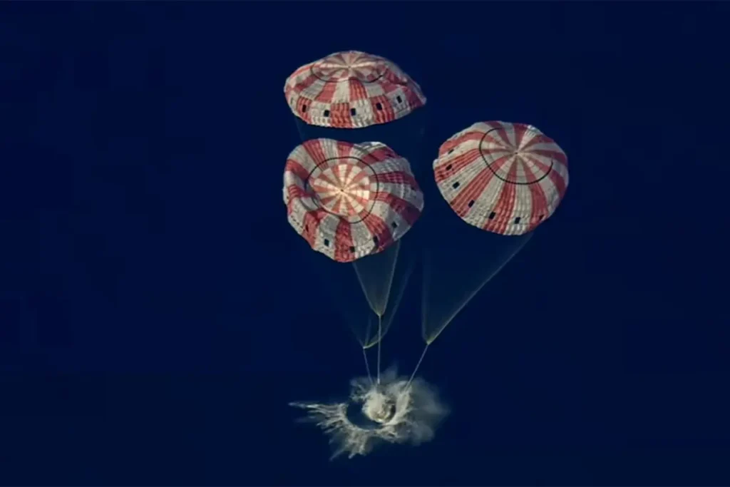 Amerizaje de la misión Artemis II