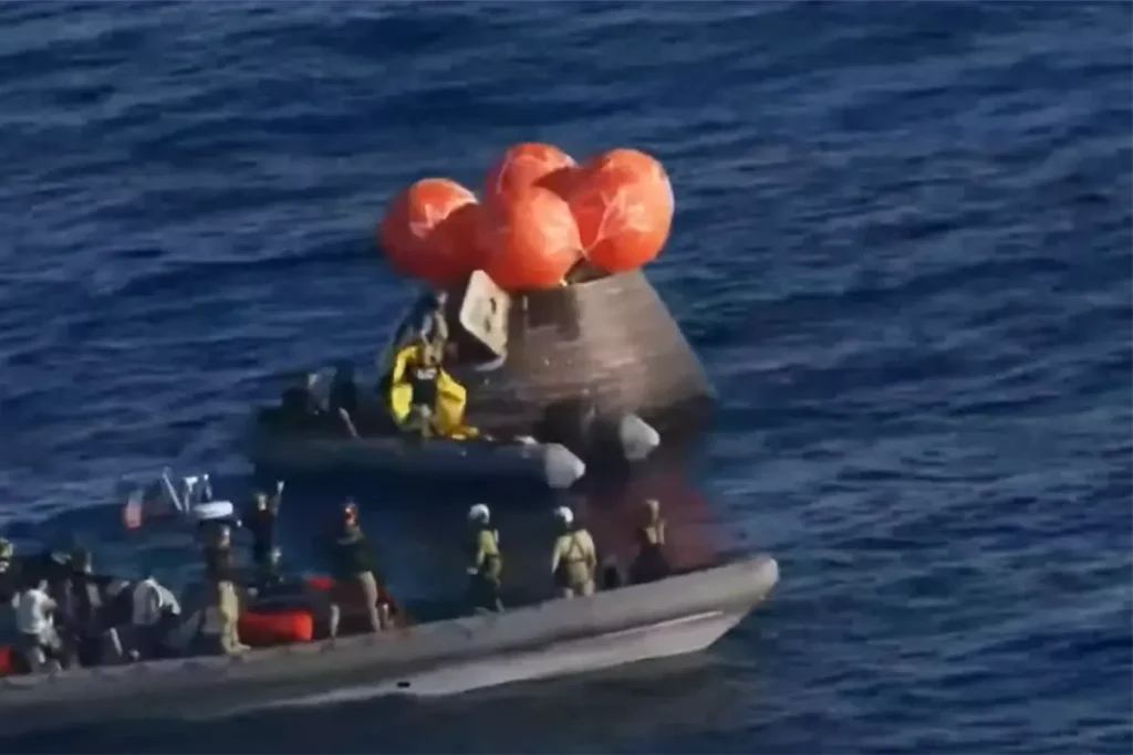 Amerizaje de la misión Artemis II