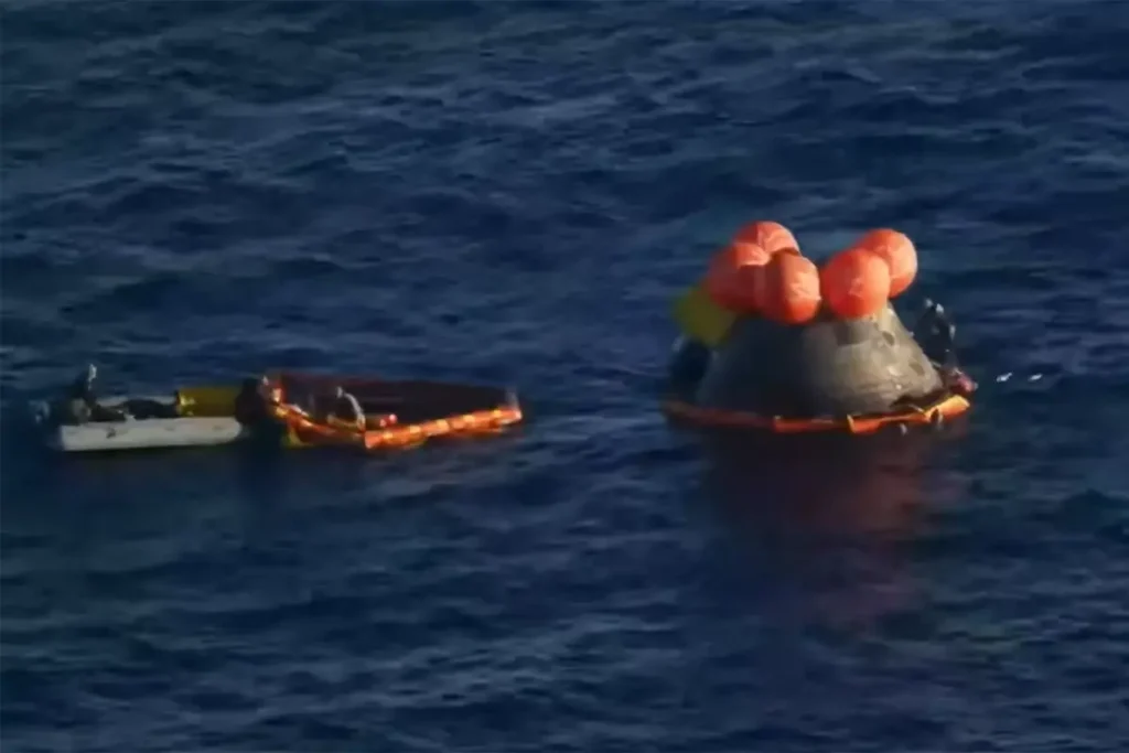 Amerizaje de la misión Artemis II