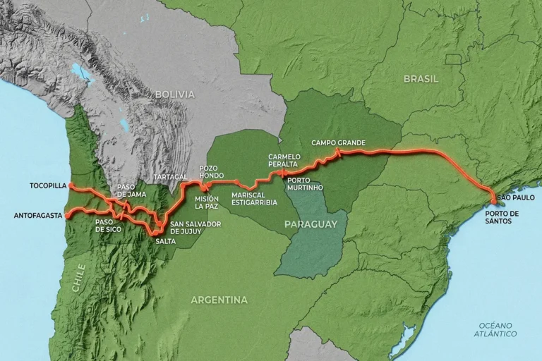 Mapa del Corredor de Capricornio