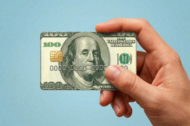 Tarjeta con dolar referencial