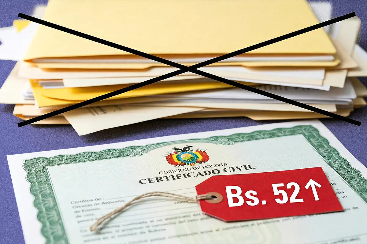 Incremento costo certificados