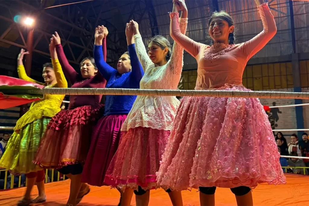 Cholitas luchadoras