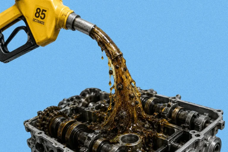 Gasolina con goma, la bomba química que destruye motores y pone en riesgo la salud