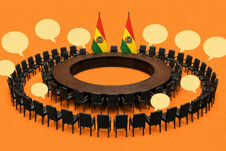 Sin mayoría y con crisis, Paz busca apoyo simbólico con el “gran encuentro nacional”
