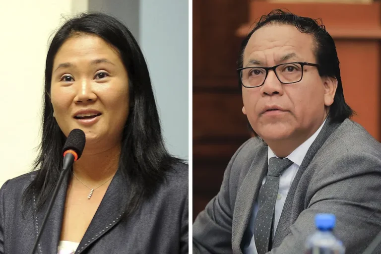 Keiko Fujimori y Roberto Sánchez