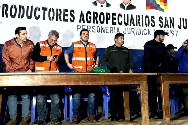 La Gobernación cruceña y movilizados de San Julián negocian 16 demandas