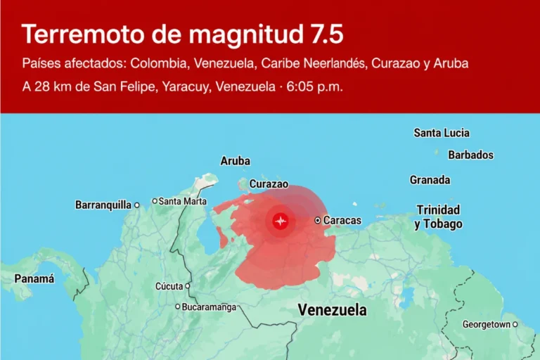 Un fuerte terremoto sacude Venezuela y provoca colapsos de edificios en Caracas