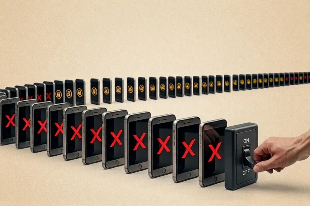 Baja de celulares