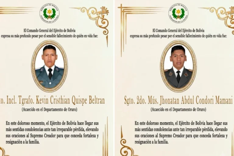 Dos militares y dos mineros mueren en un operativo contra jukus en Huanuni
