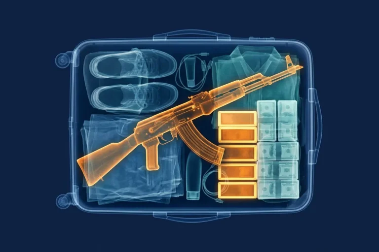 Camino a ser hub, Viru Viru es donde aparecen oro, armas y maletas