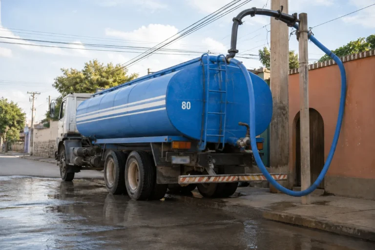 Cisterneros de Cochabamba reparten agua al 50% por falta de diésel
