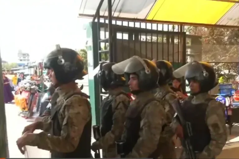 Ejército refuerza la seguridad en la Terminal Bimodal de Santa Cruz