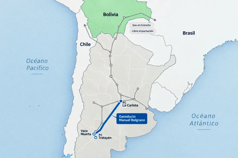 Ríos: Bolivia no tiene cupo asegurado en el gasoducto que traería gas argentino