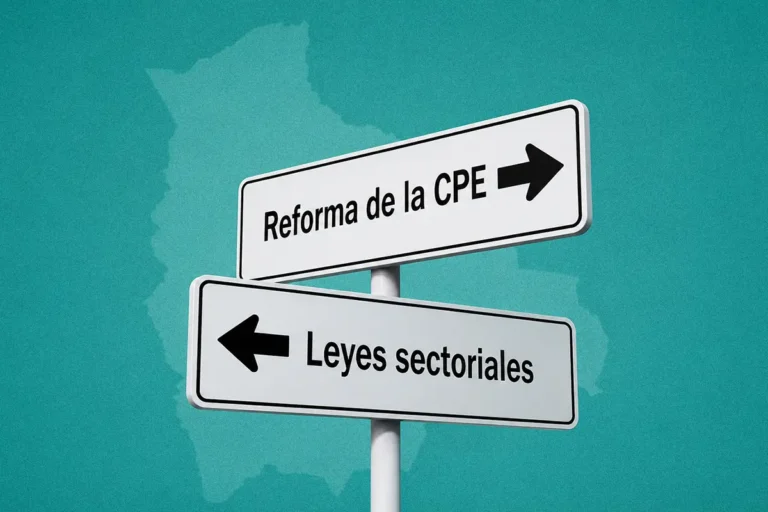 Bolivia debate su rumbo económico: leyes cortas o reforma de la CPE