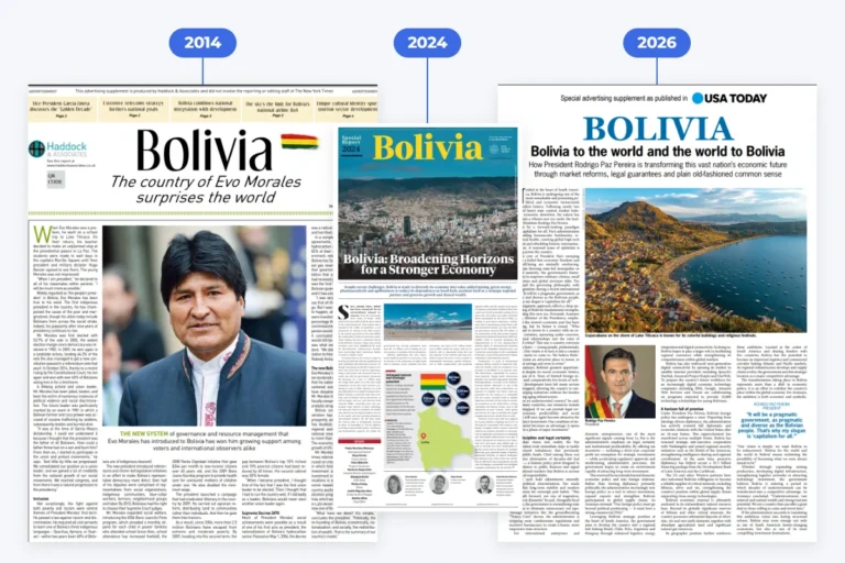 Separatas sobre Bolivia en EEUU: tres gobiernos, el mismo modelo